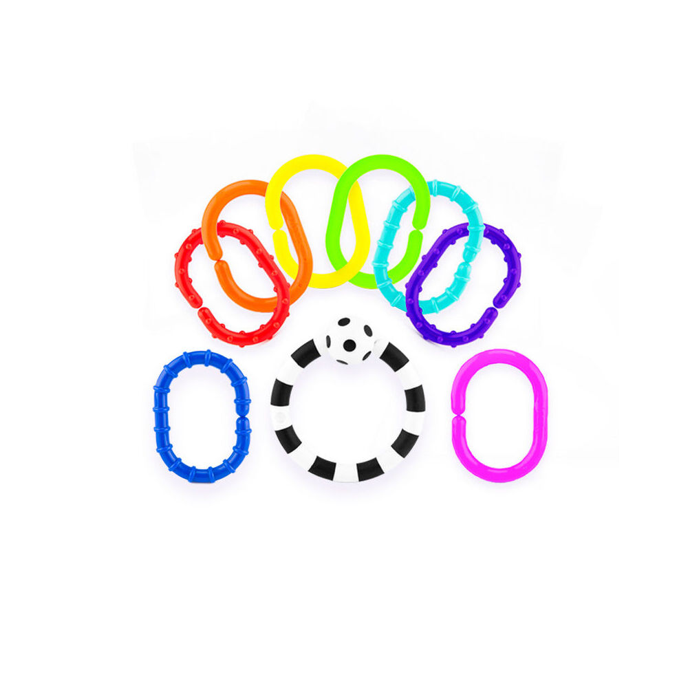 Sassy Baby Ring O' Links Sensory Play Toy Newborn 0m+