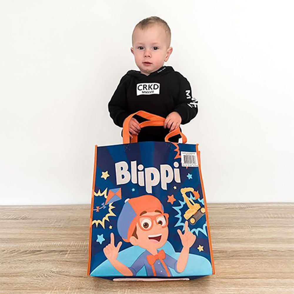 Blippi 23 Kids Showbag Backpack/Colouring Pad Drawstring Bag