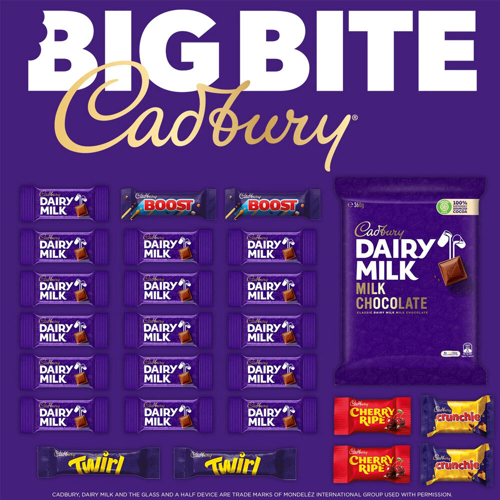 Cadbury Dairy Milk Big Bite Showbag Chocolate Mix Snacks