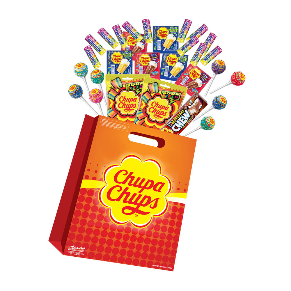 4PK Chupa Chups Megabag B4 Kids/Children Lollipops Sweet Treats