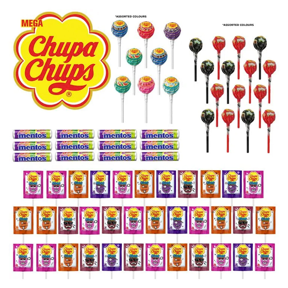 Chupa Chups Megabag Lollypop Confectionery Candy Showbag