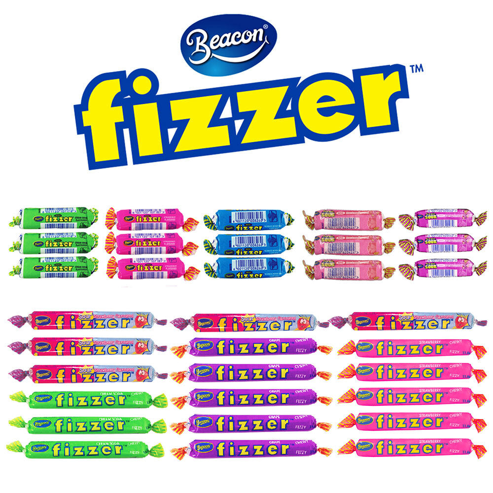 2PK Fizzer Chewy Sherbet Lolly/Confectionery Variety Showbag