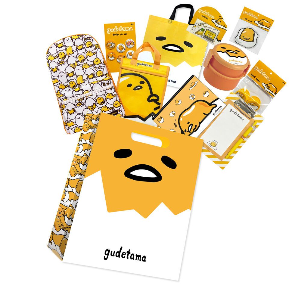 Gudetama Showbag 23 Kids/Children Sanrio Lazy Egg Anime Fan Pack