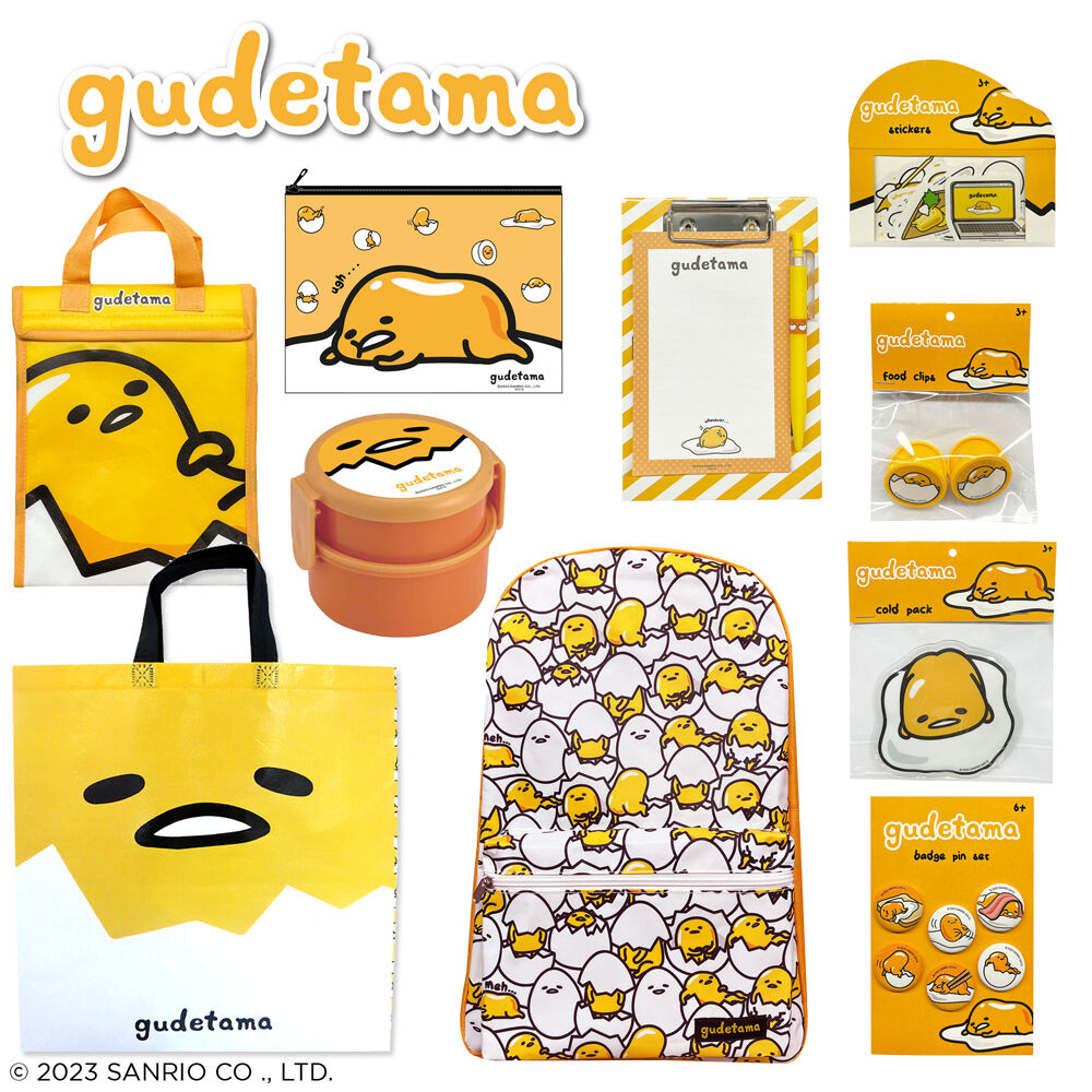 Gudetama Showbag 23 Kids/Children Sanrio Lazy Egg Anime Fan Pack
