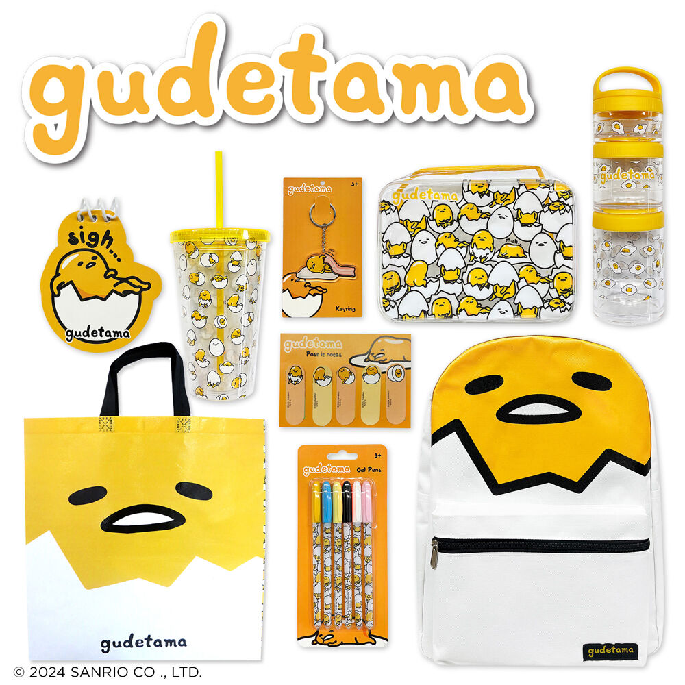 Gudetama Themed Showbag S4 w/ Backpack/Bento Box/Set
