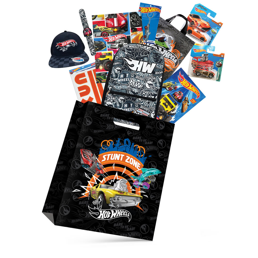 Hot Wheels Showbag S4 w/ Backpack/Cap/Colouring Book/Poster