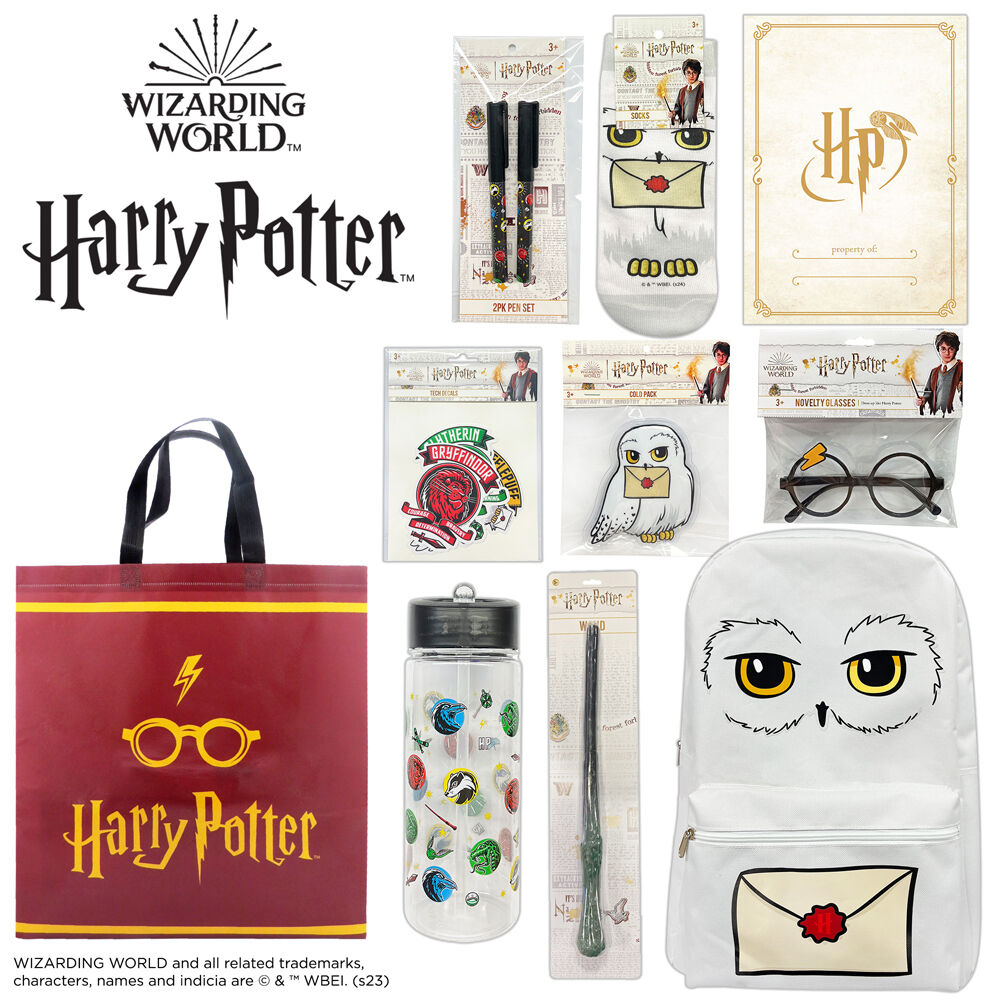 Harry Potter Classic Showbag S4 w/ Backpack/Cold Pack/ Drink Bottle Set