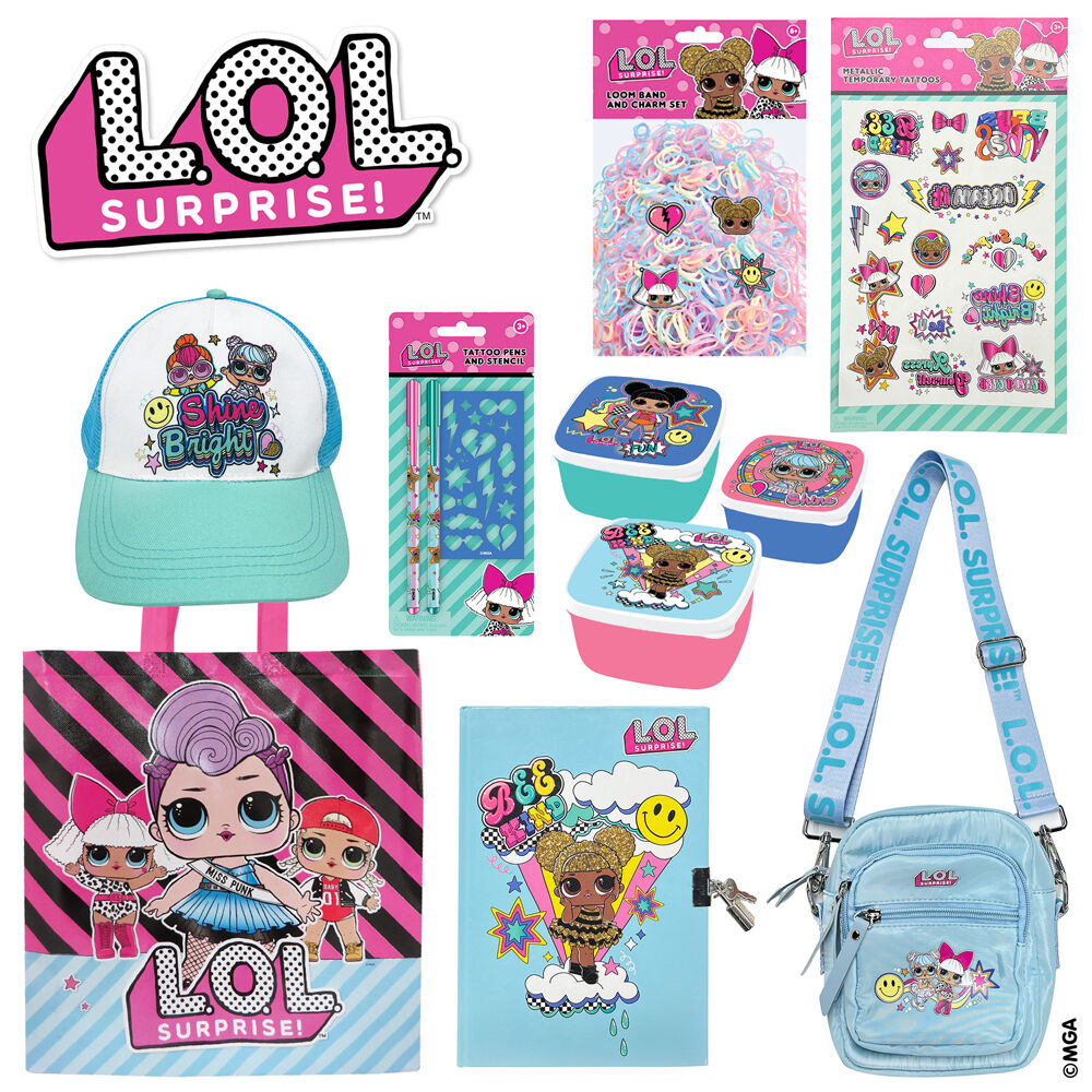 LOL Surprise Showbag S5 w/ Handbag/Cap/Diary/Pen Set