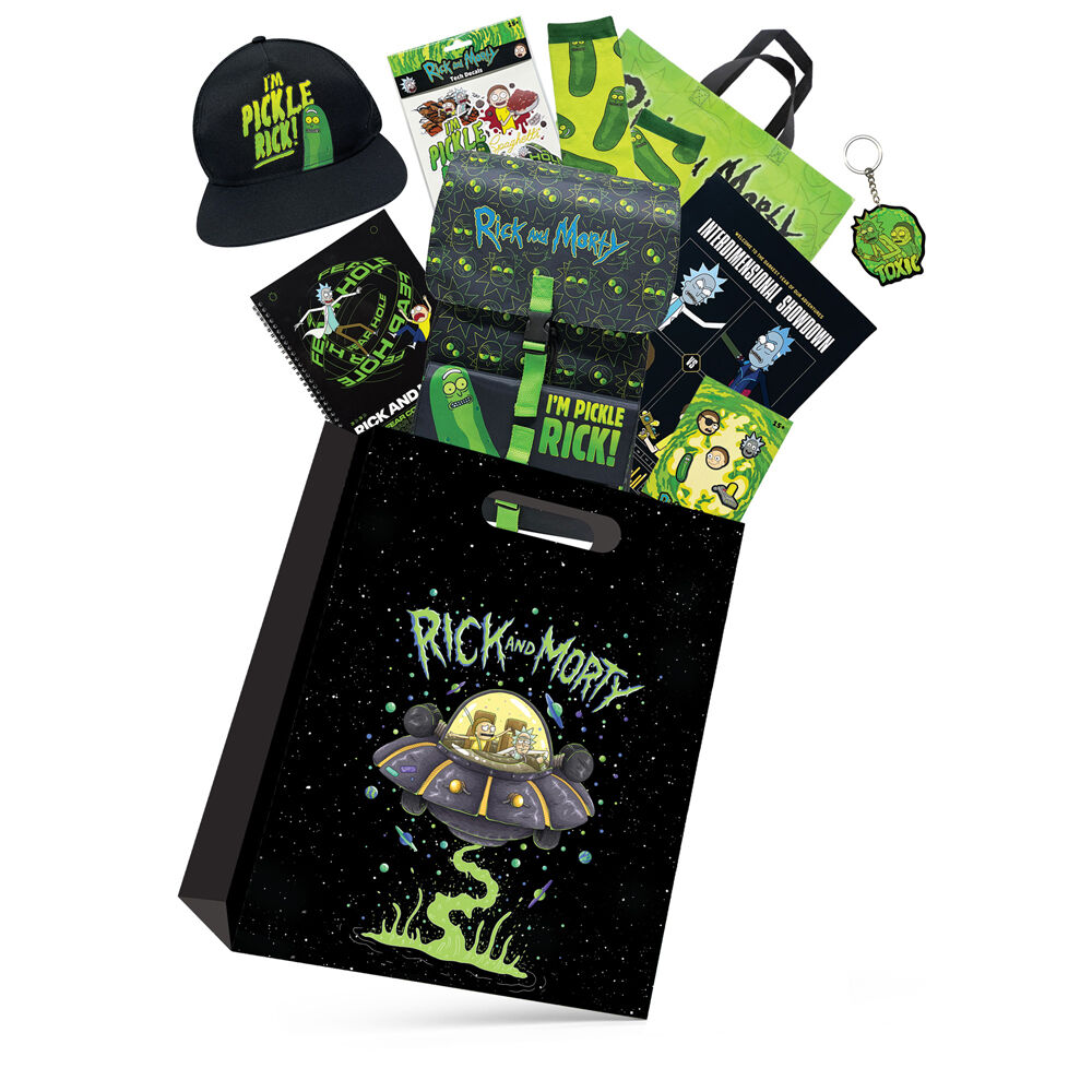 Rick And Morty Showbag S4 w/ Backpack/Cap/Notebook/Poster