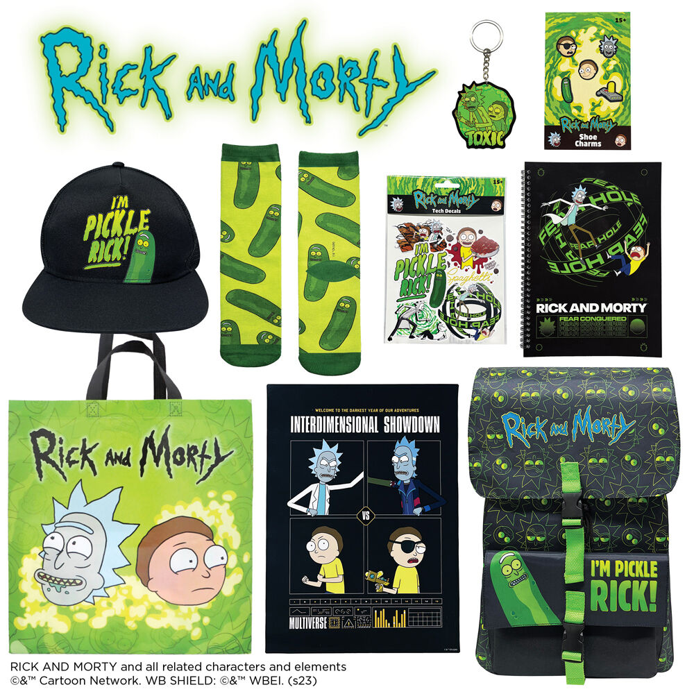 Rick And Morty Showbag S4 w/ Backpack/Cap/Notebook/Poster