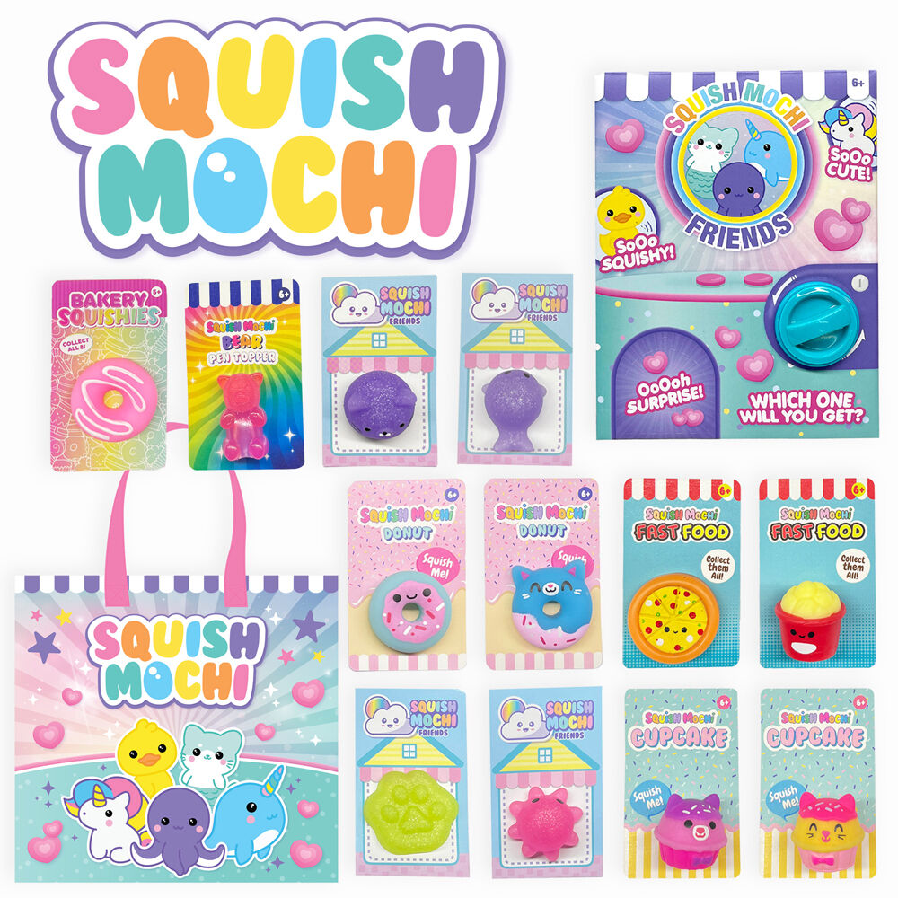 Squish Mochi Showbag Kids/Children Soft Squishy Sensory Toys