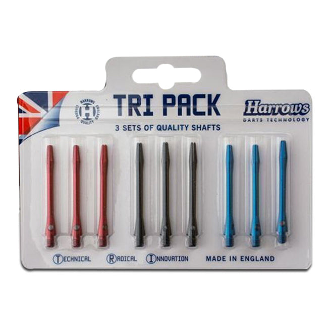 2PK 3pc Harrows Anodised Aluminium Shafts Dart Stems Accessory