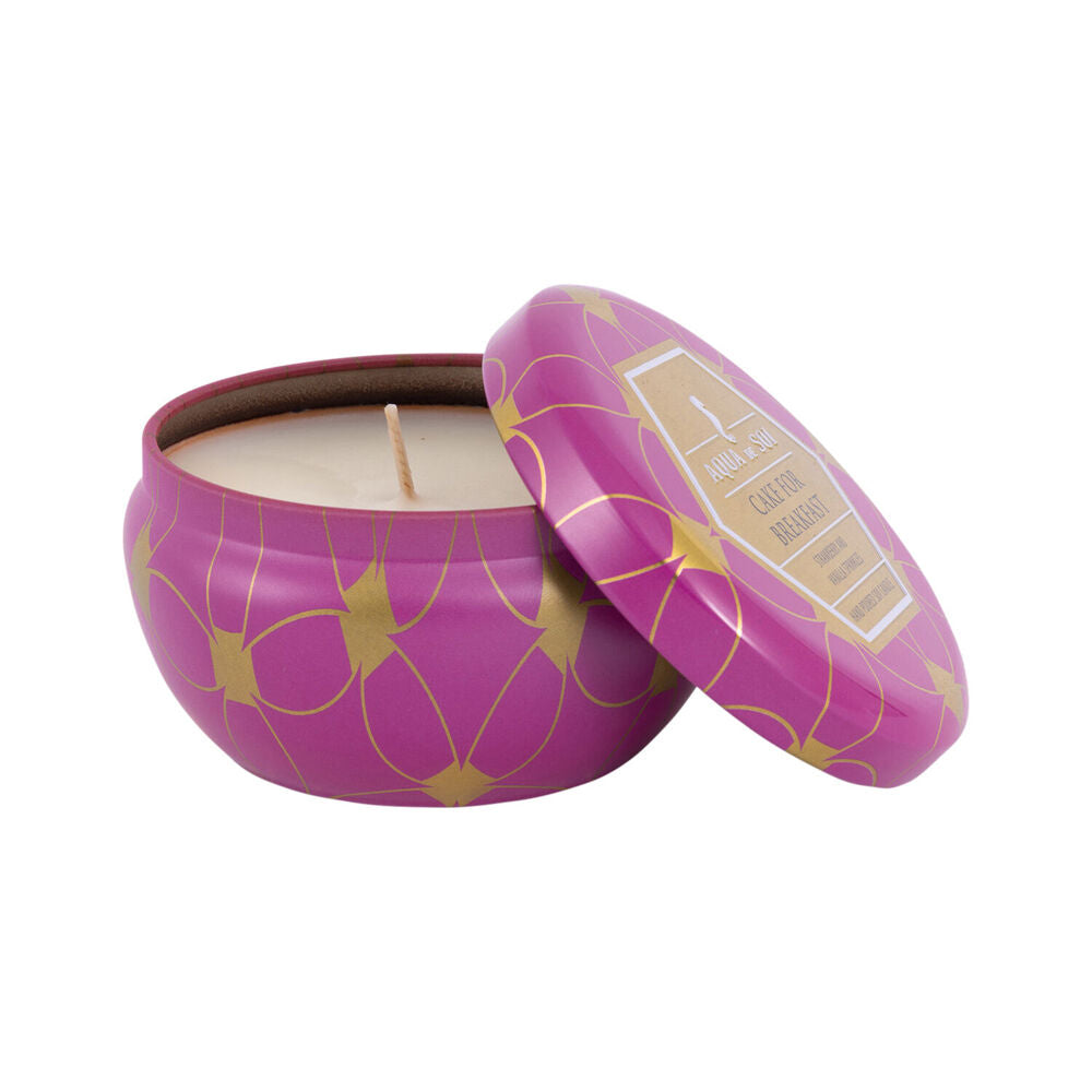 The SOi Co Cake for Breakfast 9oz Decorative Tin Candles 9.5x9.5cm