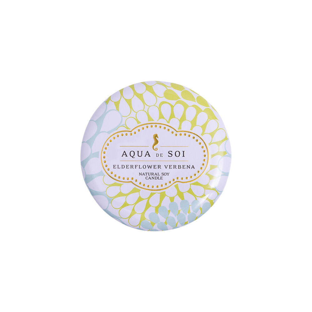 The SOi Co Elderflower Verbena 9oz Decorative Tin Candles 9.5x9.5cm
