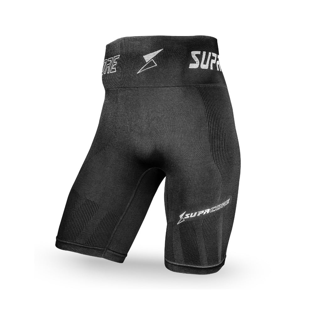 Supacore Men's Lionel Coretech Injury Recovery Compression Shorts Black L