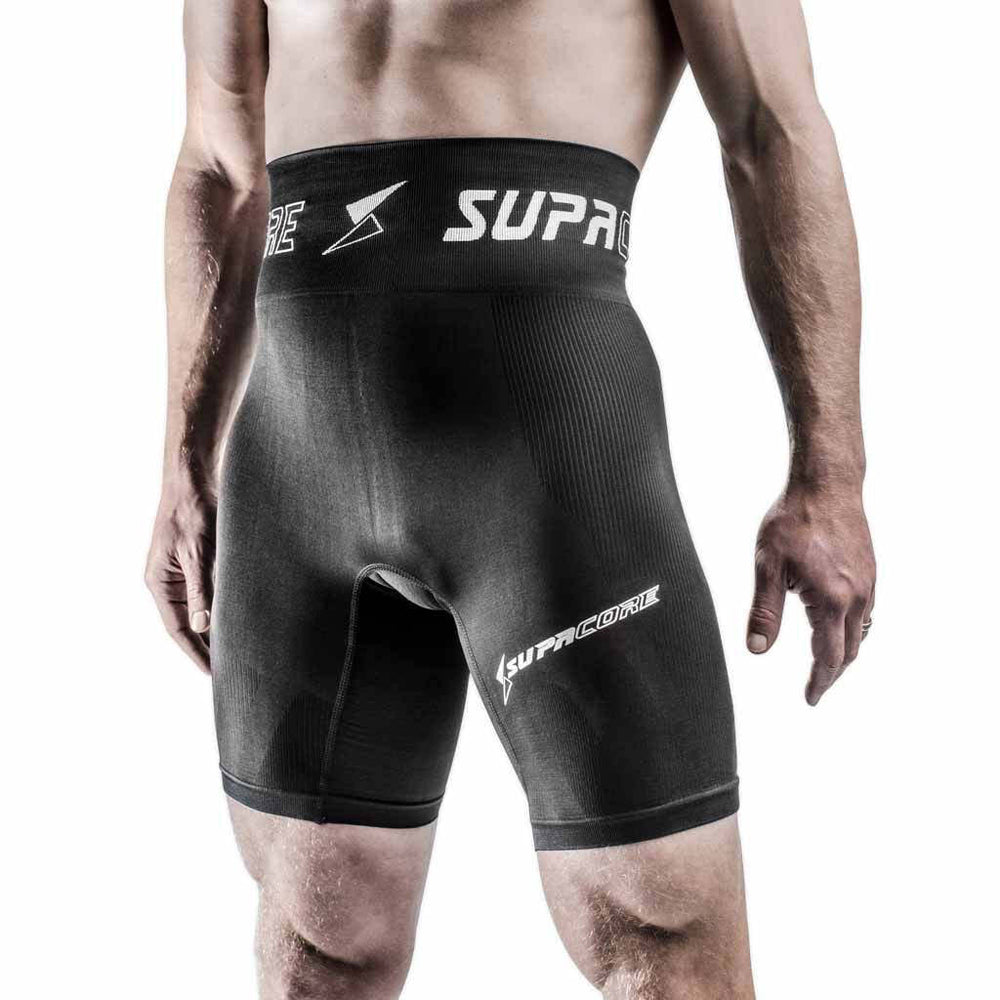 Supacore Men's Lionel Coretech Injury Recovery Compression Shorts Black XXL