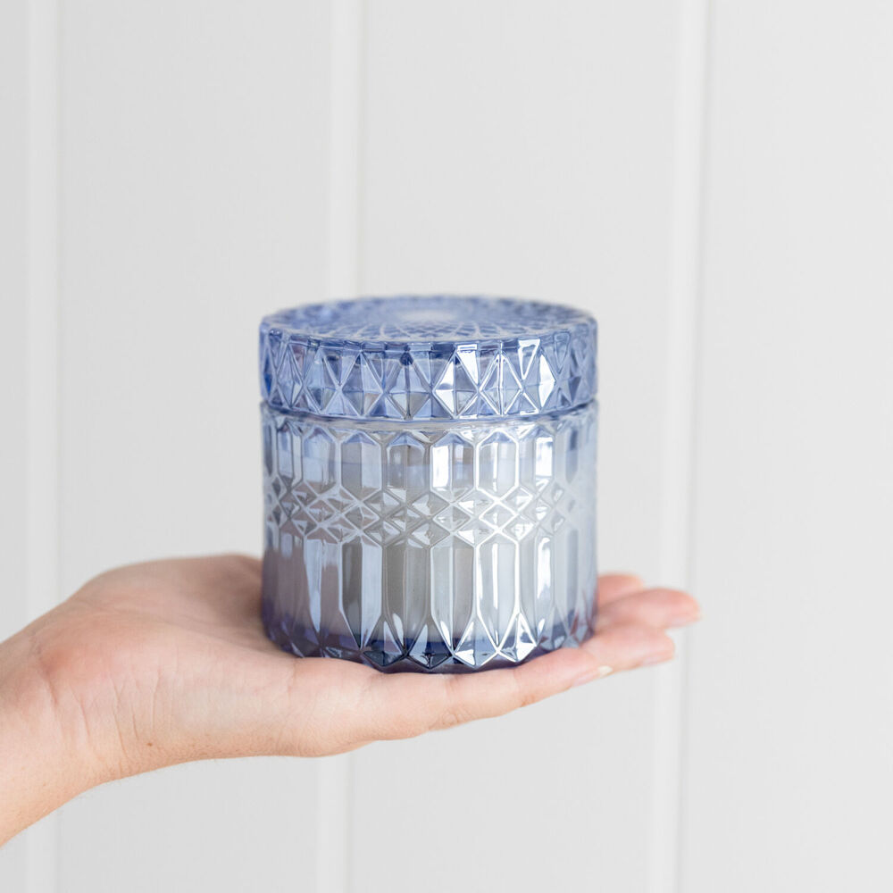 The SOi Co Azure Sands Petite Shimmer Candle 8oz 8oz 9x8.5cm - Blue