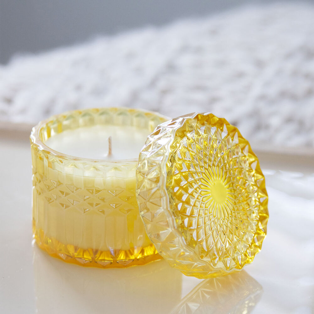 The SOi Co Good Morning Sunshine Petite Shimmer Candle 8oz 9x9cm - Yellow