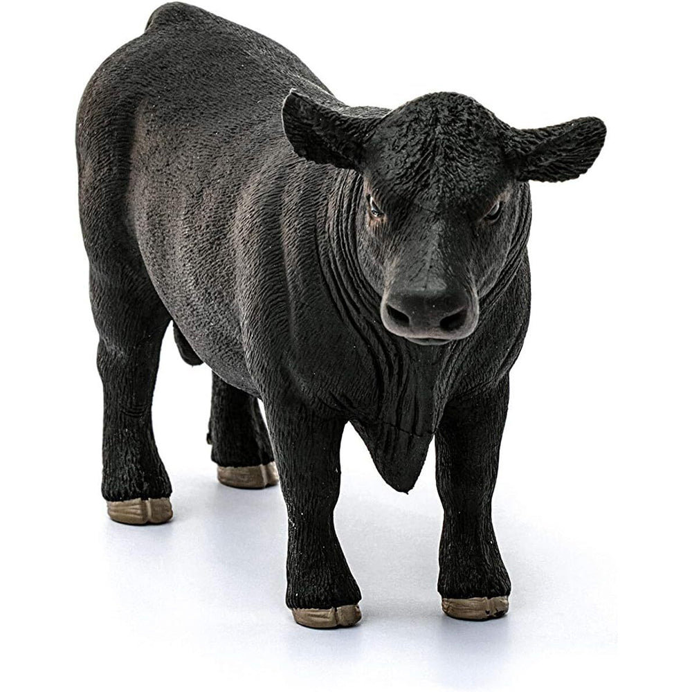 2PK Schleich Kids/Childrens Toy Figurine Black Angus Bull 3y+