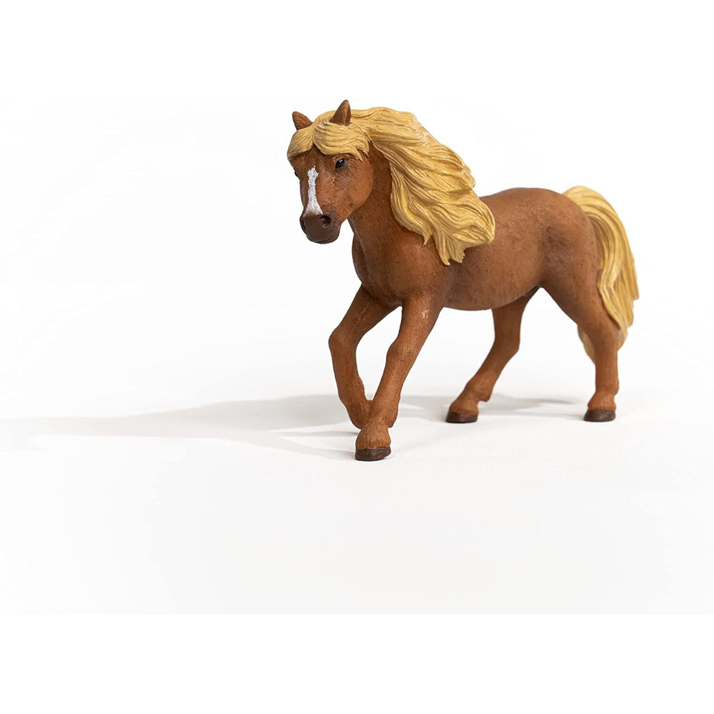 Schleich 5.3'' Iceland Pony Stallion Animal Action Figure Kids Toy 5-12y