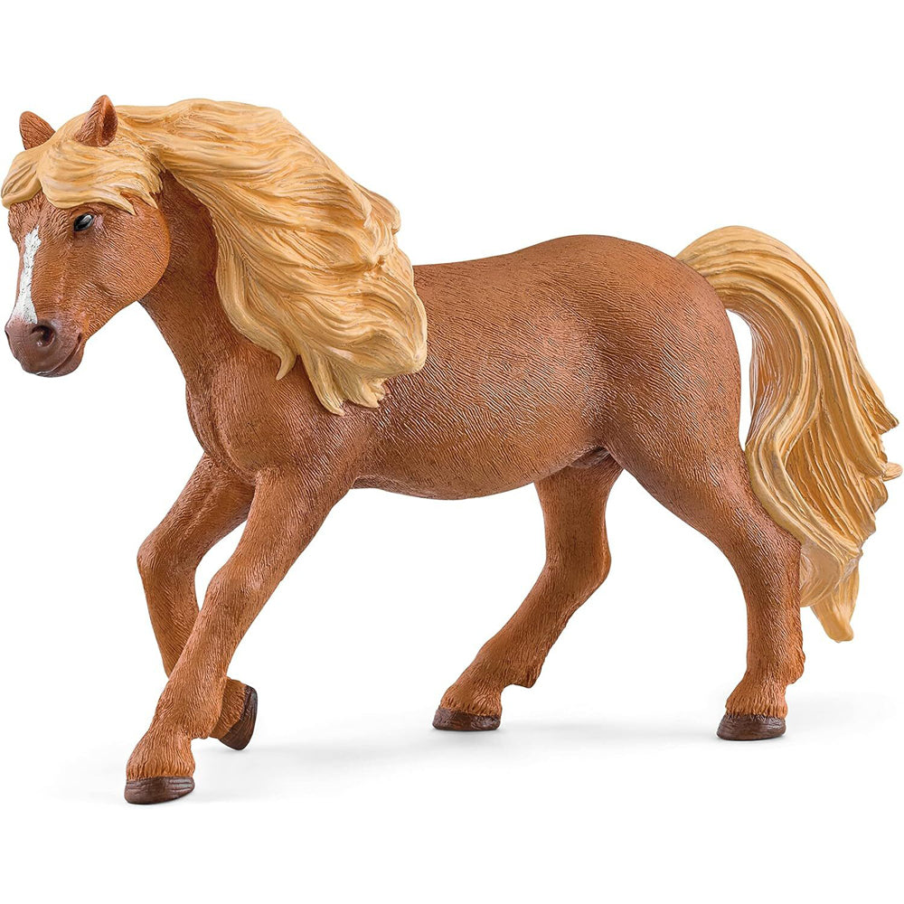 Schleich 5.3'' Iceland Pony Stallion Animal Action Figure Kids Toy 5-12y