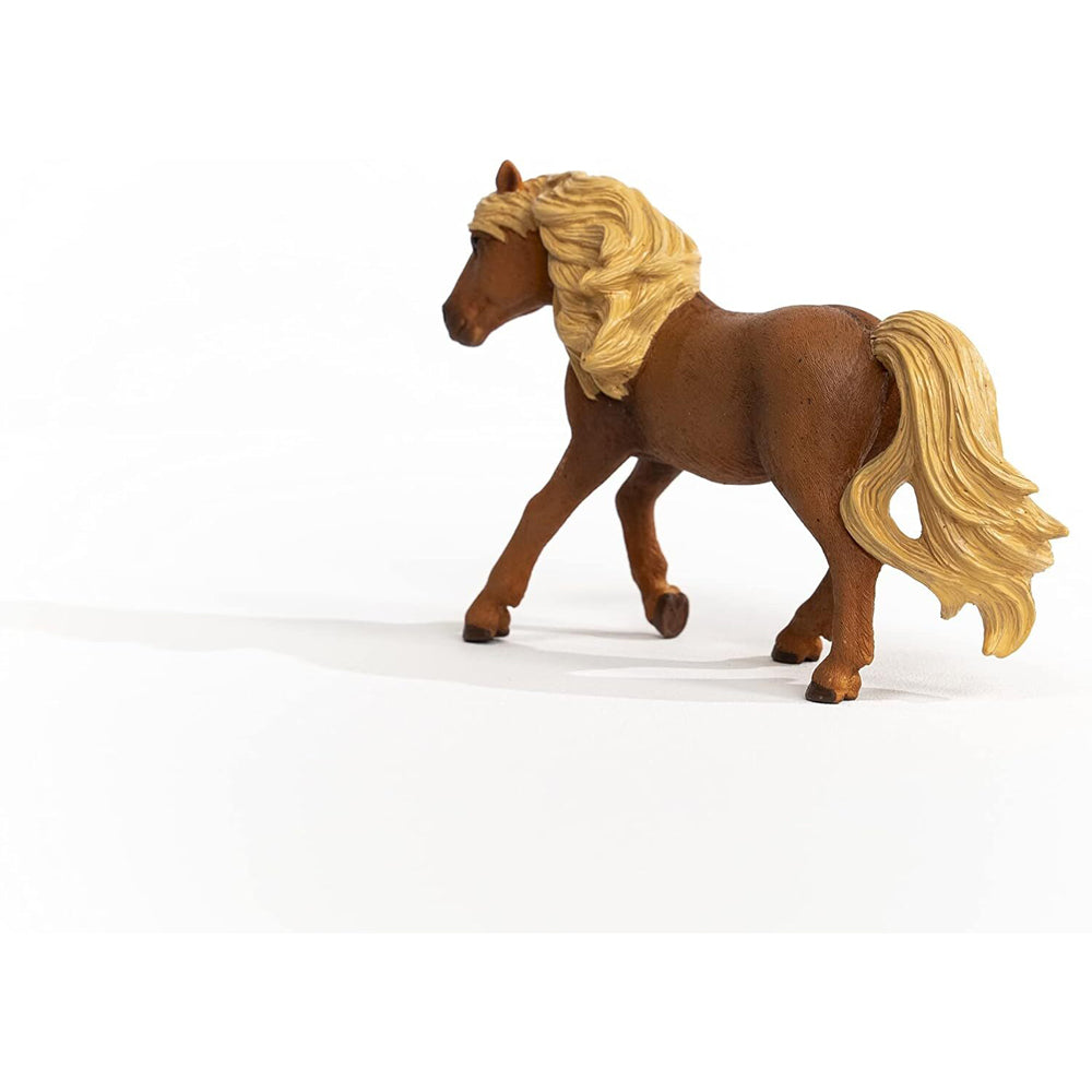Schleich 5.3'' Iceland Pony Stallion Animal Action Figure Kids Toy 5-12y