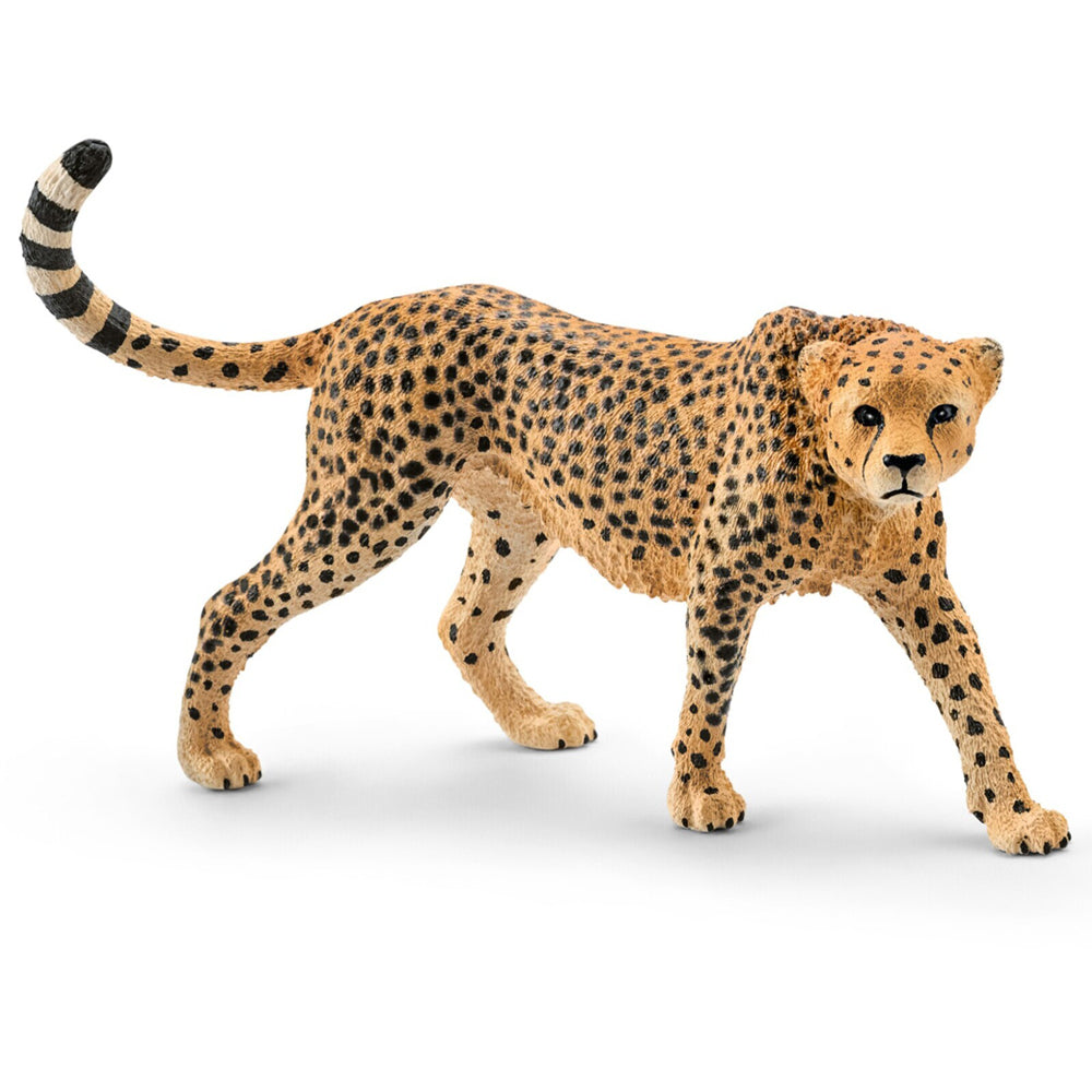 2PK Schleich 3.9'' Cheetah Female Animal Action Figure Kids Toy 3-8y