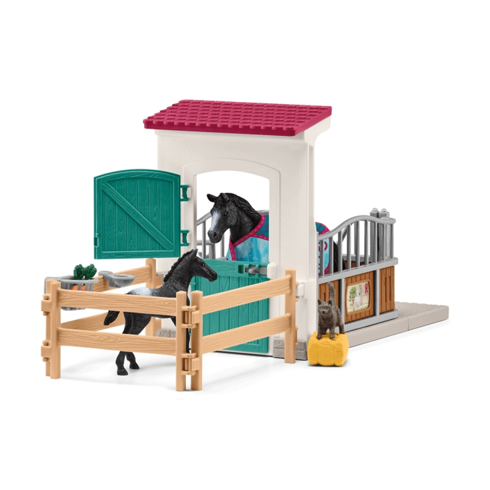 Schleich Kids/Childrens Toy Figurine Horse Box with Mare And Foal 5y+