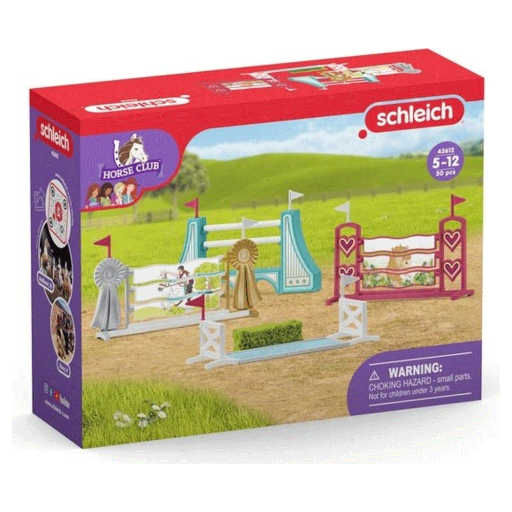 30pc Schleich Horse Obstacle Course Accessories Kids Toy Set 5-12y