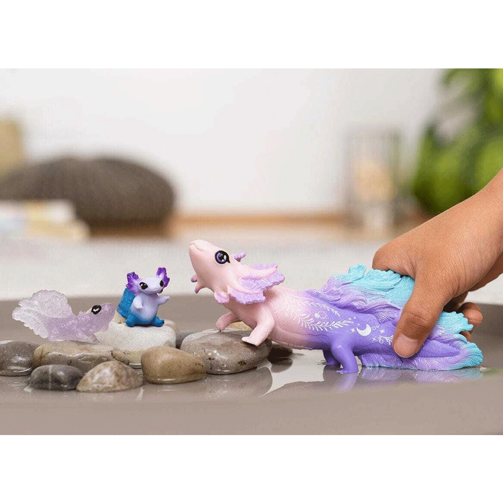 Schleich Kids/Childrens Toy Figurine Axolotl Discovery Set