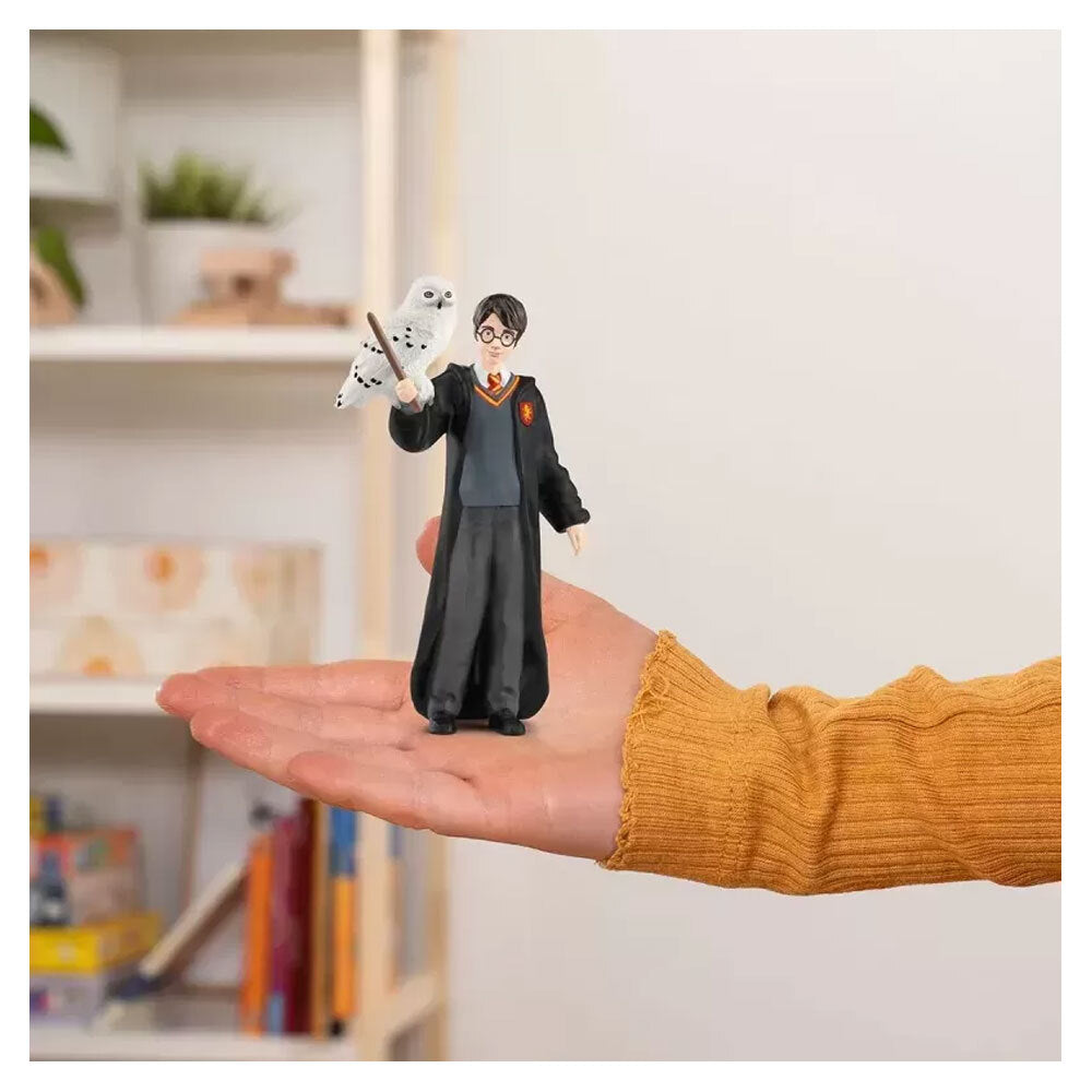 2pc Schleich Wizarding World 3.9'' Harry & Hedwig Figure Kids Toy 6-12y
