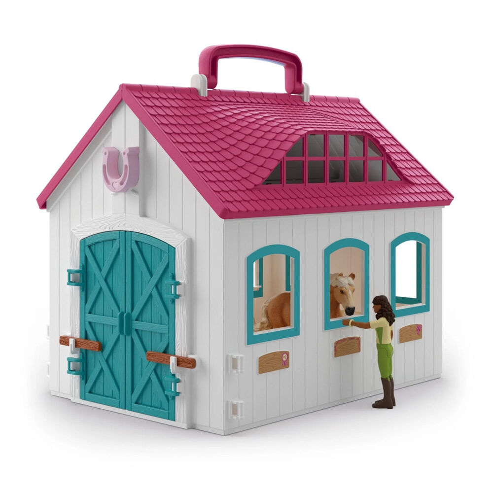 Schleich Open Stable Little Horseshoe Figure Toy Kids Playset 5y+