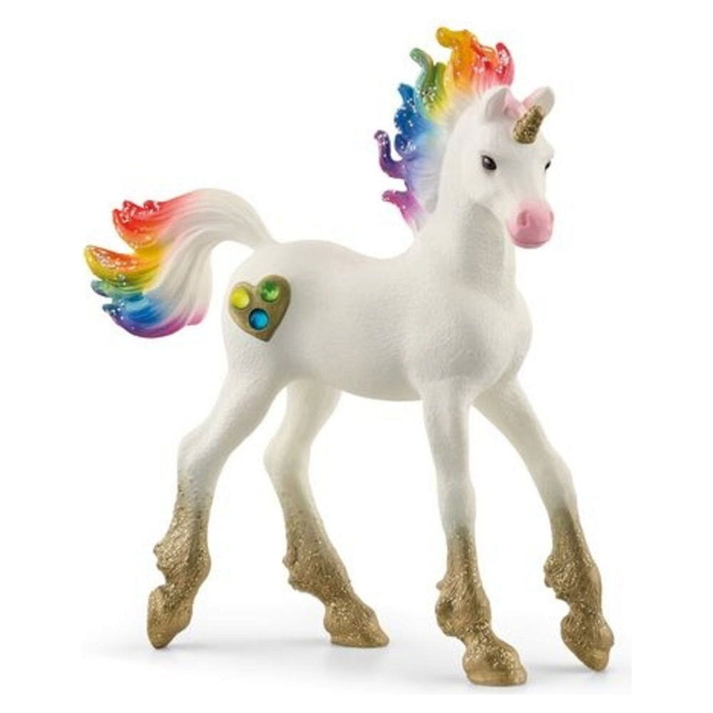 Schleich Bayala 7.1'' Rainbow Love Unicorn Mare Figure Kids Toy 5-12y