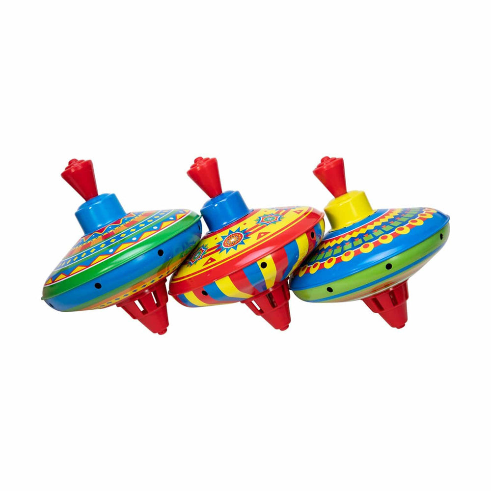 Schylling Mini Tin Tops 5.5cm Kids Toy Assorted 3y+