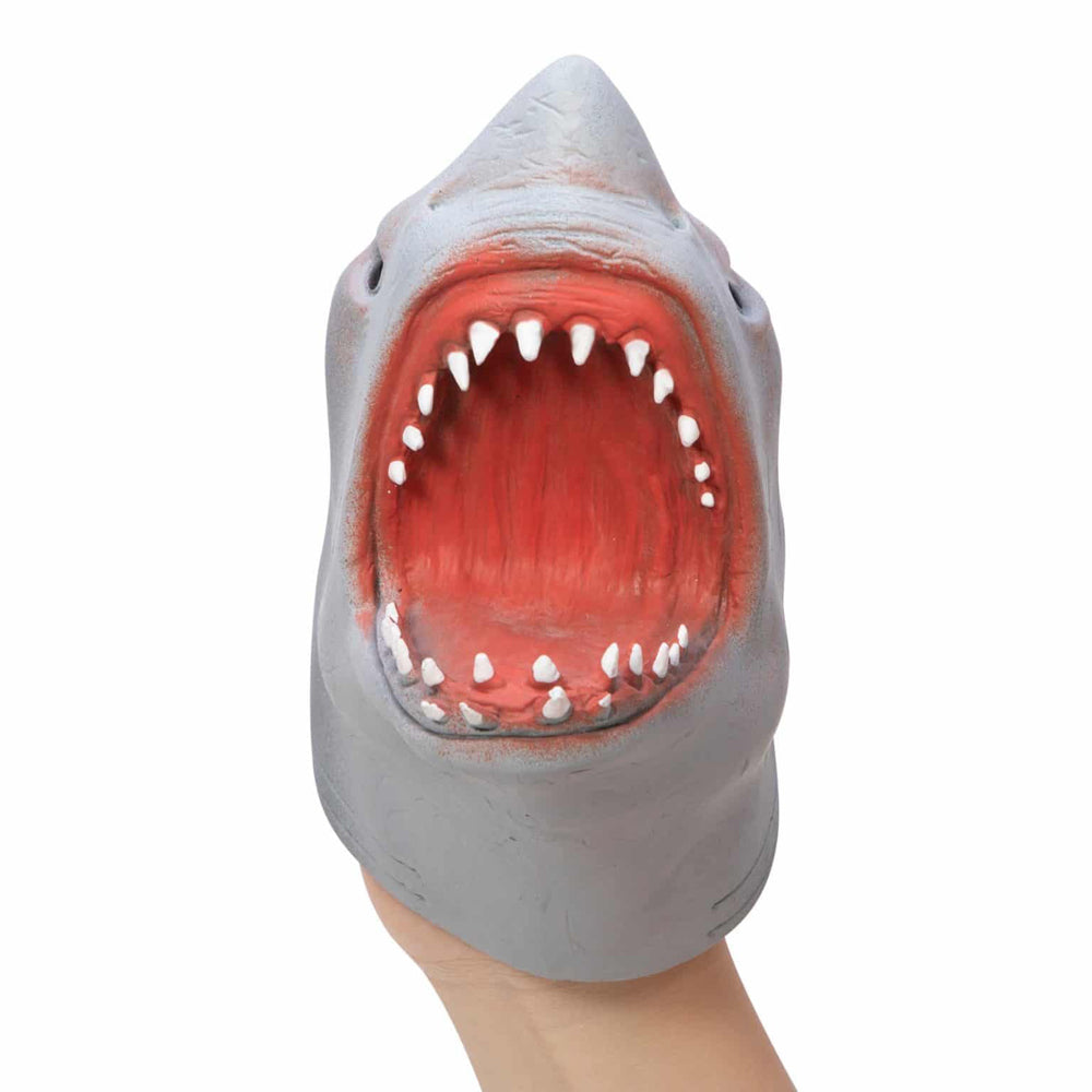 Schylling Stretchy Shark Hand Puppet Kids 15cm Toy 5y+