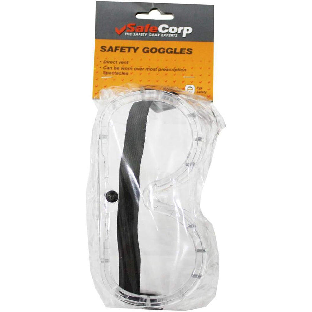 2PK Safecorp PPE Safety Goggles Direct Vent All Purpose
