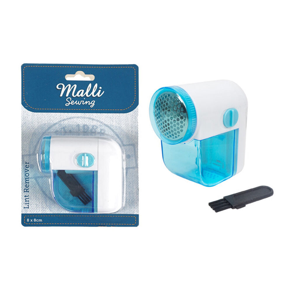2PK Malli Sewing Portable Plastic Lint Remover Fabric Shaver 128x4cm - Blue