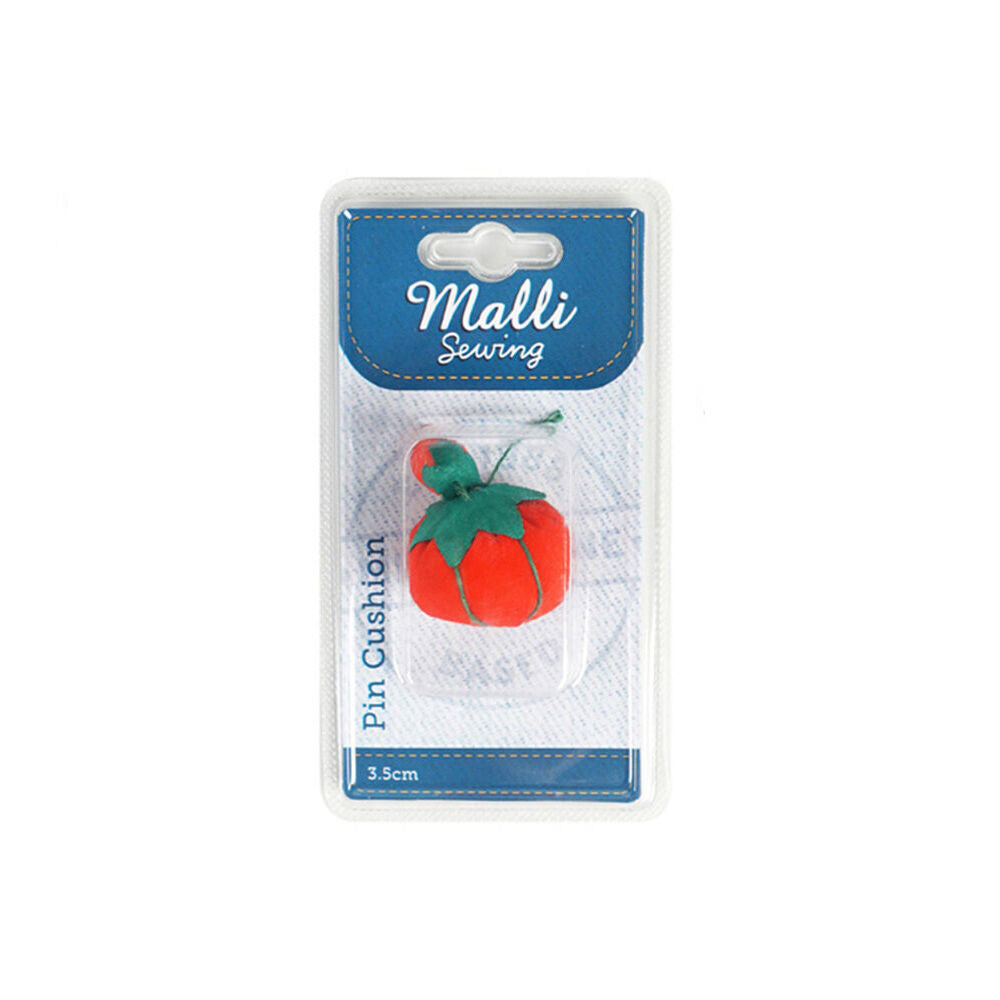 12PK Malli Sewing Nylon Tailoring/Sewing Pin Cushion 3.5cm - Red