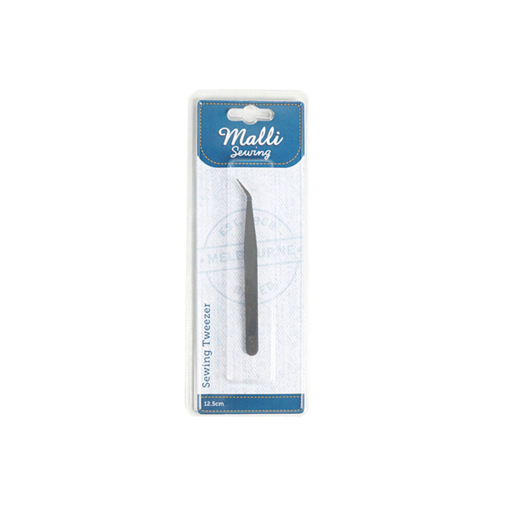 6PK Malli Sewing Metal Sewing Tweezer 12.5cm Silver - Assorted