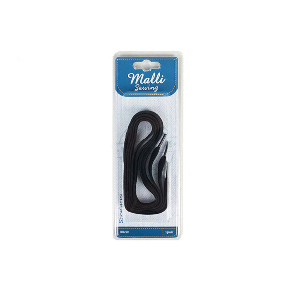 6PK Malli Sewing 1-Pair Replacement Shoelaces 80cm - Assorted
