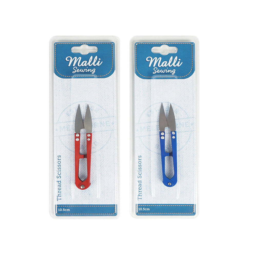 6PK Malli 10.5cm Iron Thread Scissors - Assorted Colours