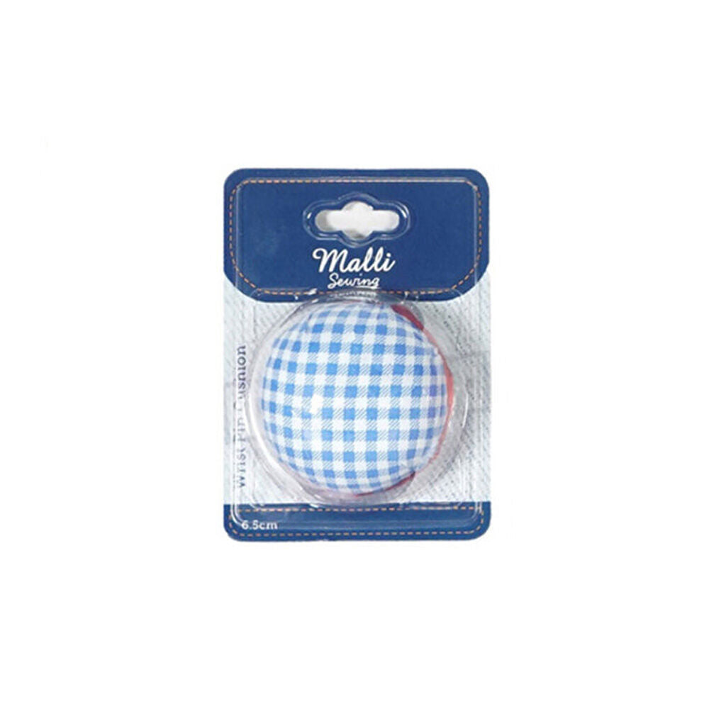 6PK Malli Sewing Wrist Sewing Pin Cushion Holder 6.5cm - Assorted