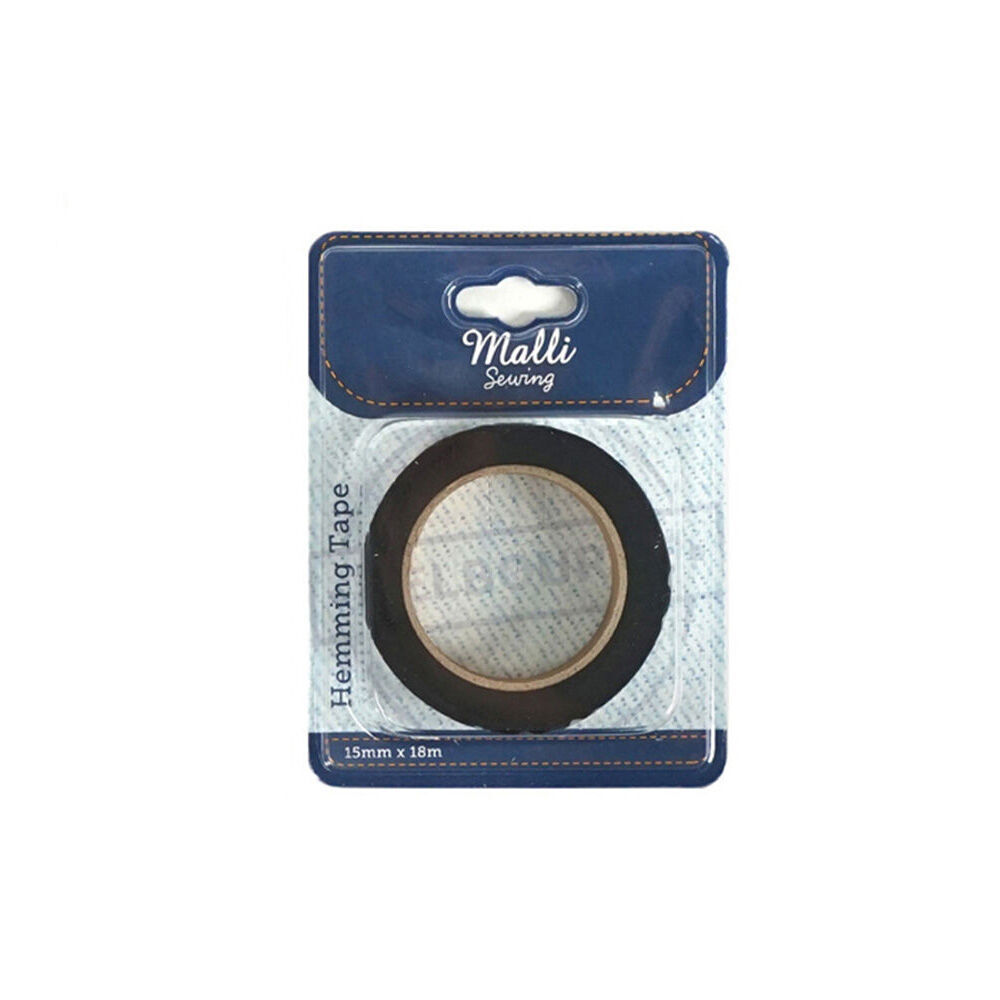 6PK Malli Hemming DIY Fastening Tape 15mm x 18M - Assorted