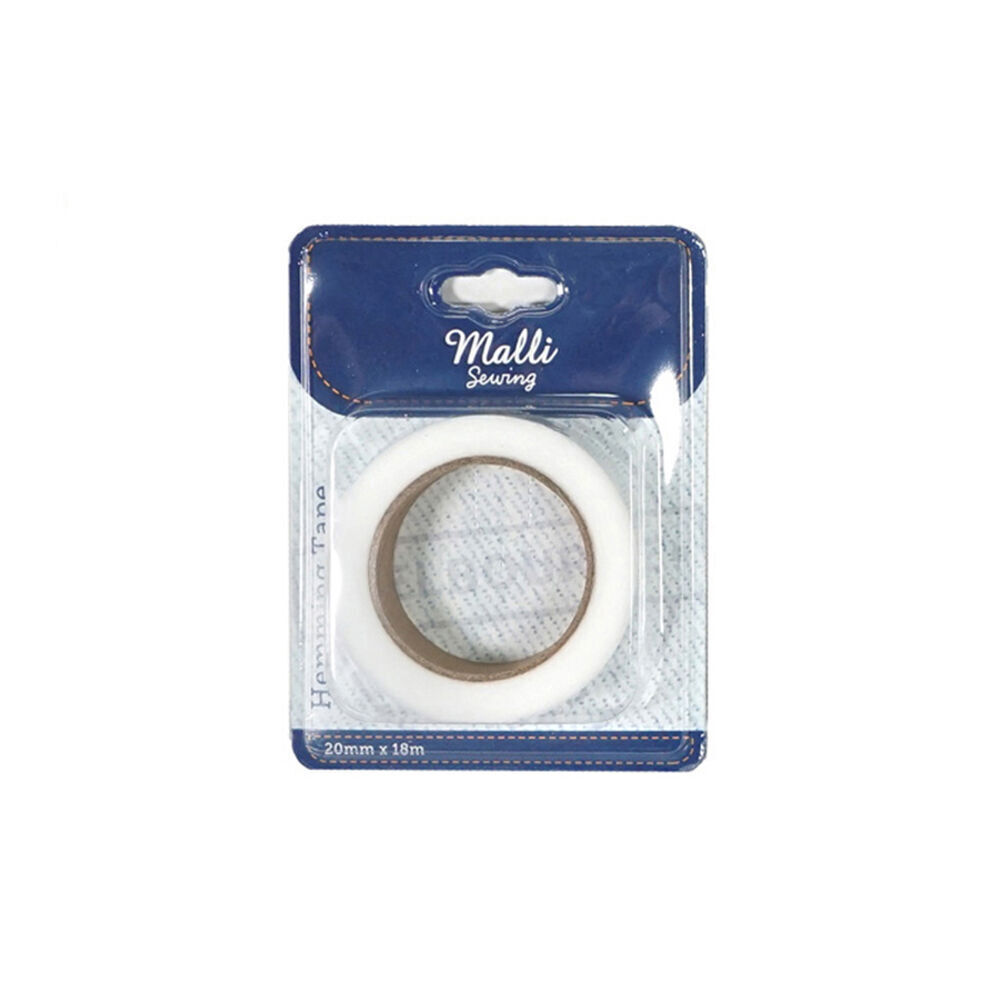 6PK Malli Hemming DIY Fastening Tape 20mm x 18M - Assorted