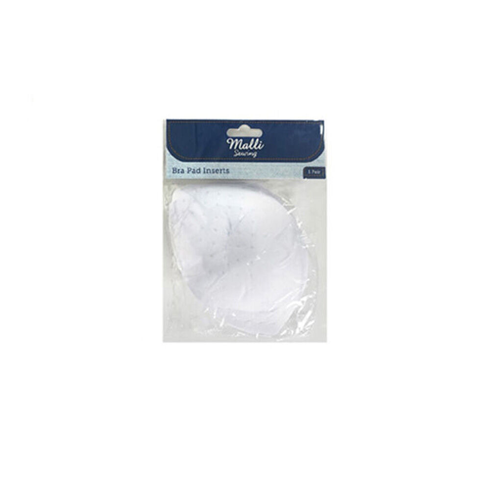 6PK Malli Sewing Sponge Bra Pad Inserts Semi Round - Assorted