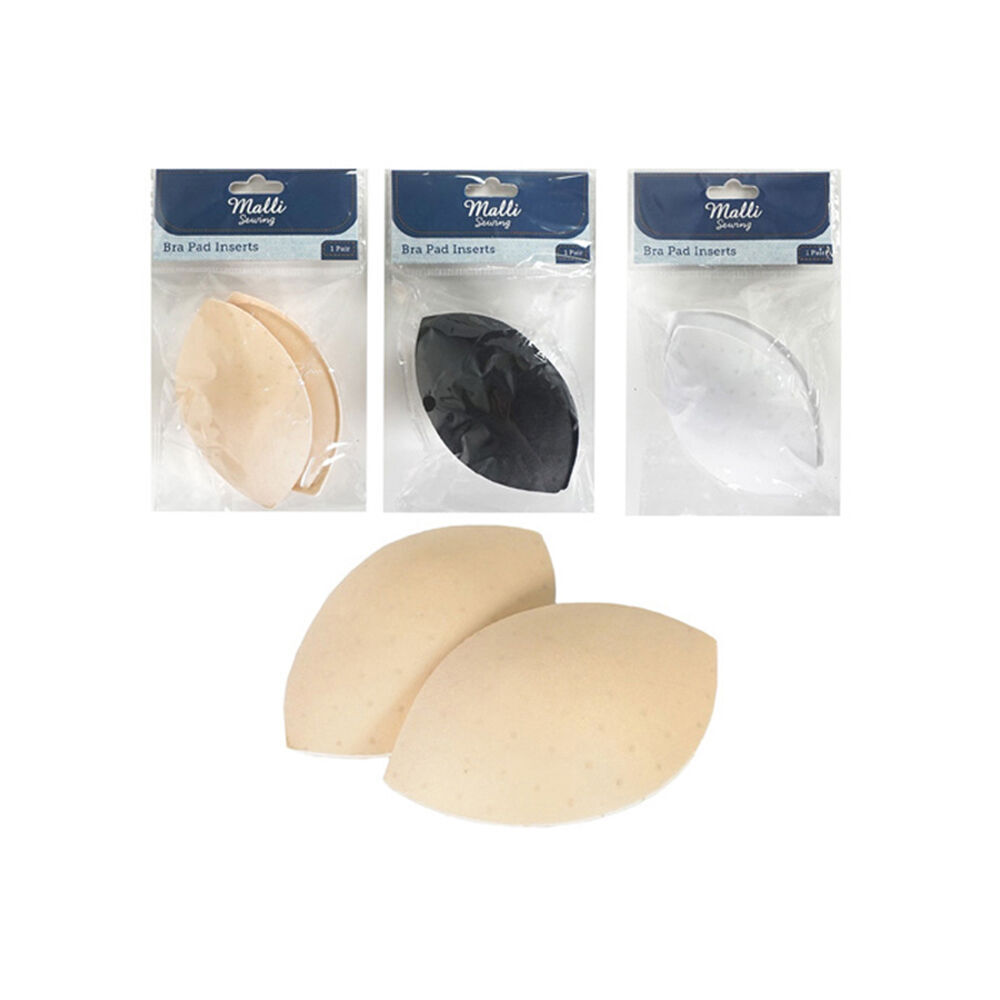 6PK Malli Sewing Sponge Push Up Bra Pad Bust Lift Inserts - Assorted