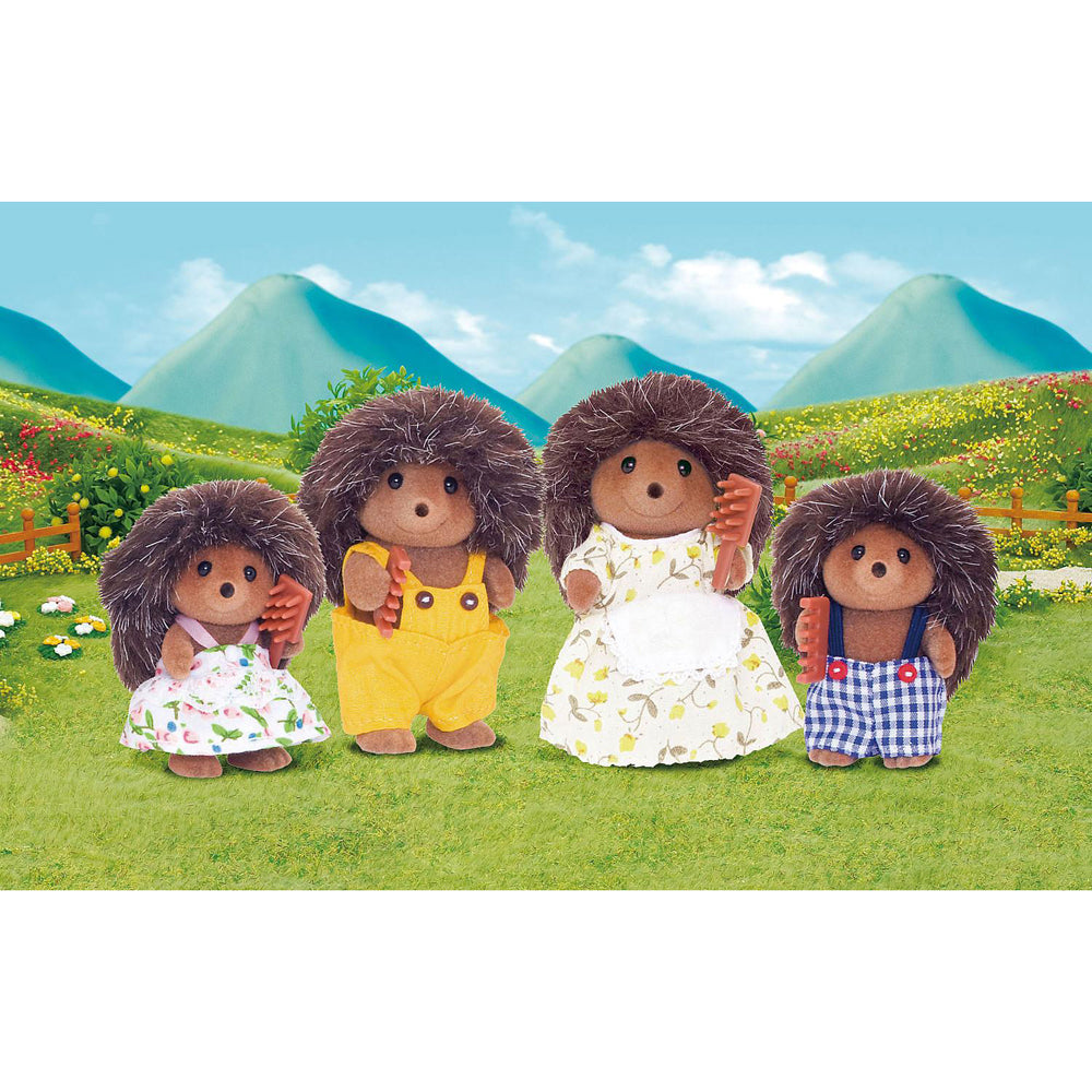 4pc Sylvanian Families Hedgehog Family Set Kids Miniature Toy 3y+