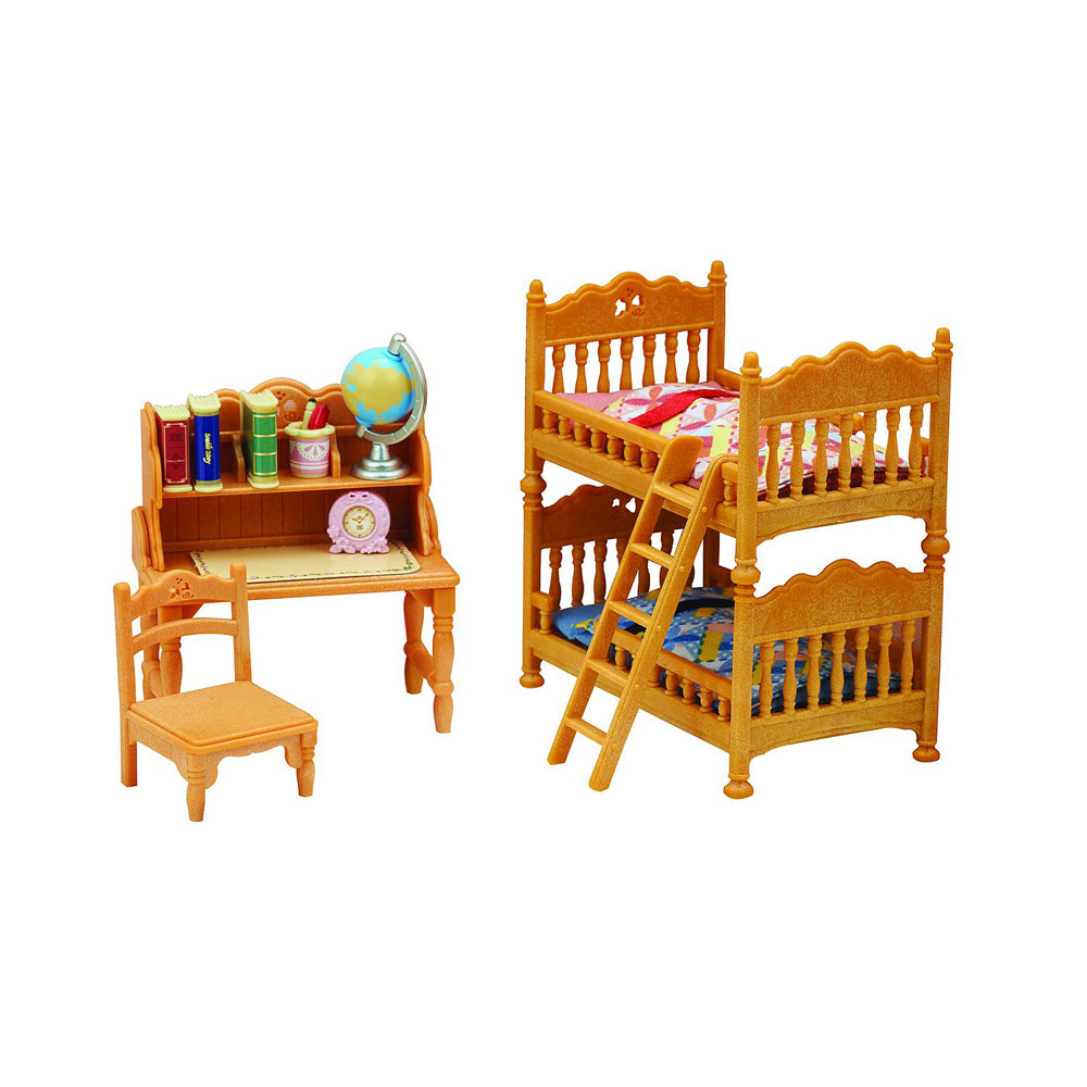 15pc Sylvanian Families Children's Bedroom Playset Kids Toy 3+