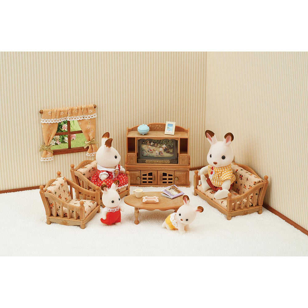 20pc Sylvanian Families Comfy Living Room Playset Kids Toy 3+
