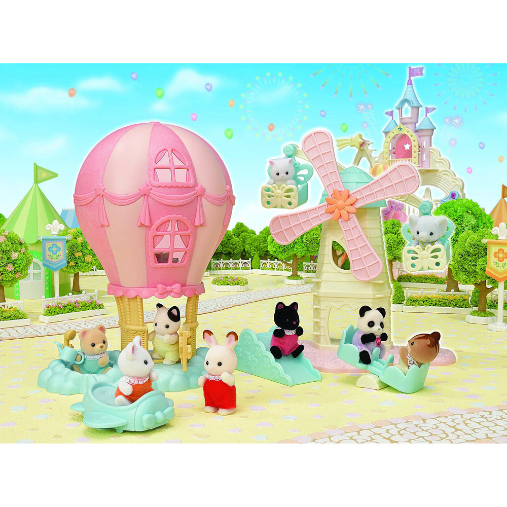 4pc Sylvanian Families Baby Windmill Park Kids Miniature Toy Set 3y+